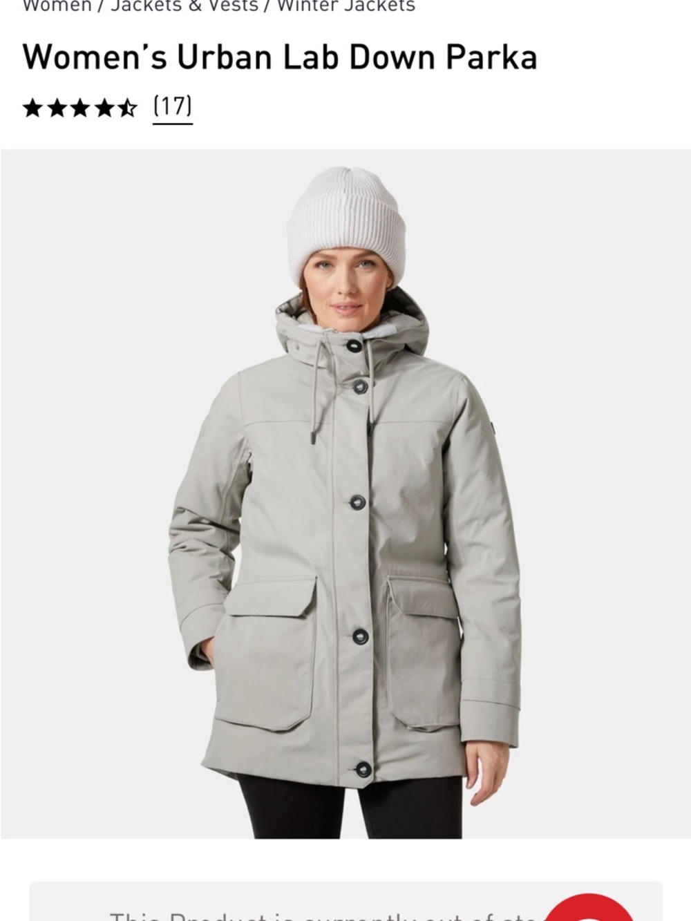 Helly Hansen Women’s Urban Lab Down Parka